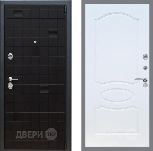 Входная металлическая Дверь Рекс (REX) 12 FL-128 Белый ясень