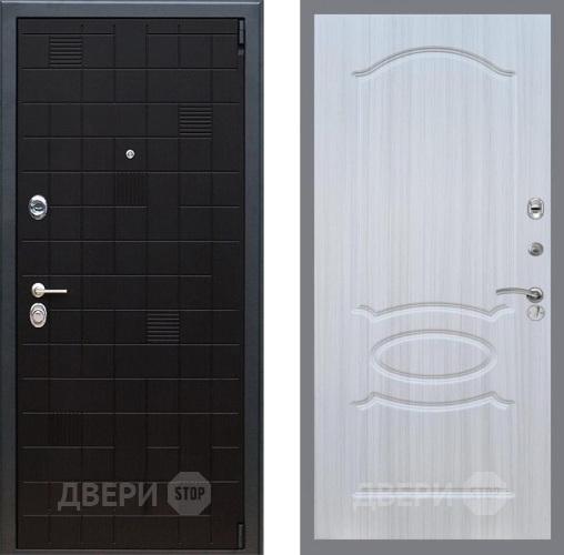Входная металлическая Дверь Рекс (REX) 12 FL-128 Сандал белый