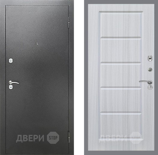Входная металлическая Дверь Рекс (REX) Сити FL-39 Сандал белый