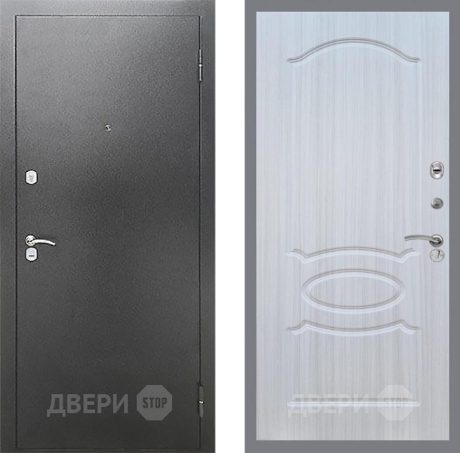 Входная металлическая Дверь Рекс (REX) Сити FL-128 Сандал белый
