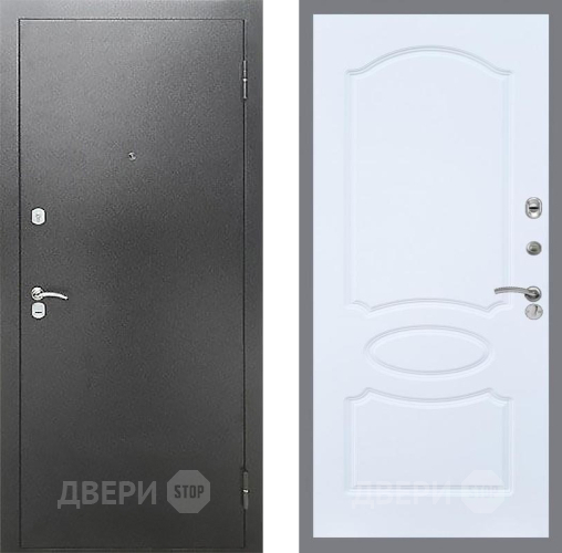 Входная металлическая Дверь Рекс (REX) Сити FL-128 Силк Сноу