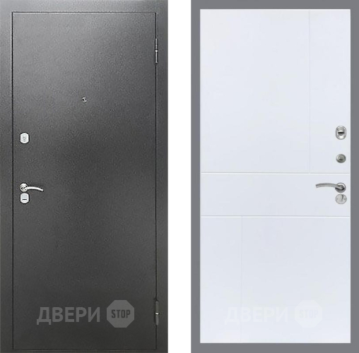 Входная металлическая Дверь Рекс (REX) Сити FL-290 Силк Сноу