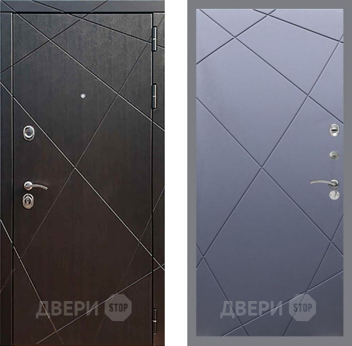 Входная металлическая Дверь Рекс (REX) 13 Венге FL-291 Силк титан