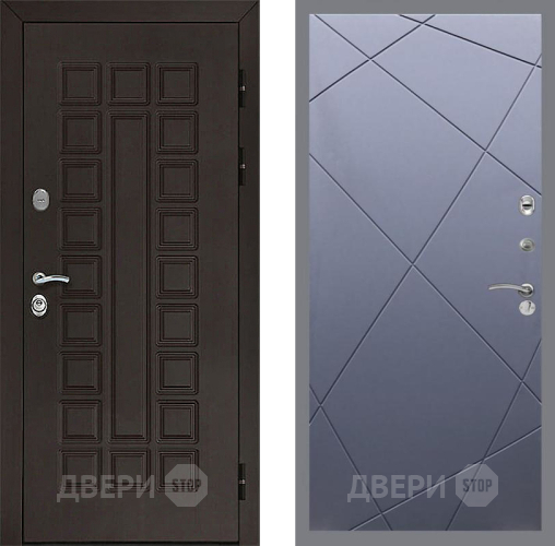 Входная металлическая Дверь Рекс (REX) Сенатор 3К FL-291 Силк титан