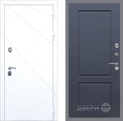 Входная металлическая Дверь Рекс (REX) 13 Силк Сноу FL-117 Силк титан