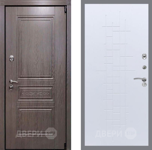 Входная металлическая Дверь Рекс (REX) Премиум-S FL-289 Белый ясень