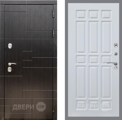 Входная металлическая Дверь Рекс (REX) 20 FL-33 Белый ясень