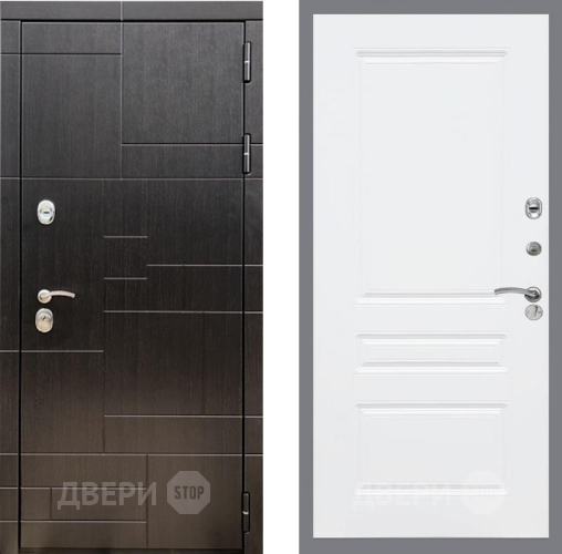 Входная металлическая Дверь Рекс (REX) 20 FL-243 Силк Сноу