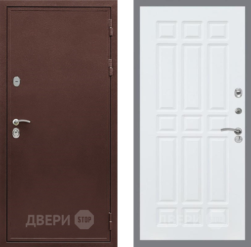 Входная металлическая Дверь Рекс (REX) 5А FL-33 Силк Сноу