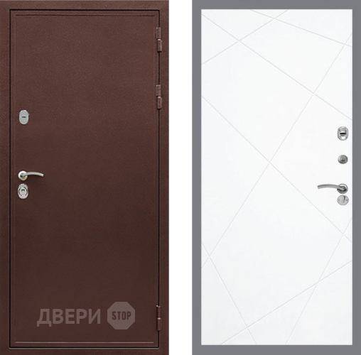 Входная металлическая Дверь Рекс (REX) 5А FL-291 Силк Сноу