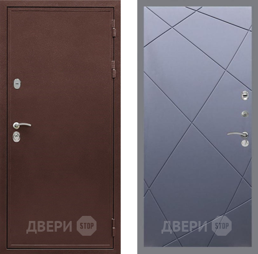 Входная металлическая Дверь Рекс (REX) 5А FL-291 Силк титан