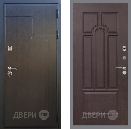 Входная металлическая Дверь Рекс (REX) Премиум-246 FL-58 Венге