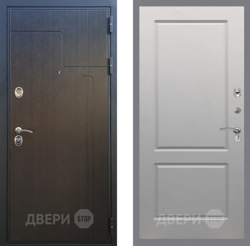 Входная металлическая Дверь Рекс (REX) Премиум-246 FL-117 Грей софт