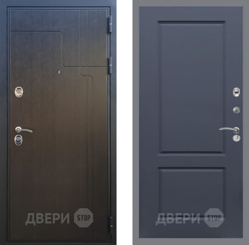 Входная металлическая Дверь Рекс (REX) Премиум-246 FL-117 Силк титан