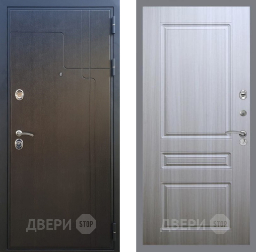 Входная металлическая Дверь Рекс (REX) Премиум-246 FL-243 Сандал белый