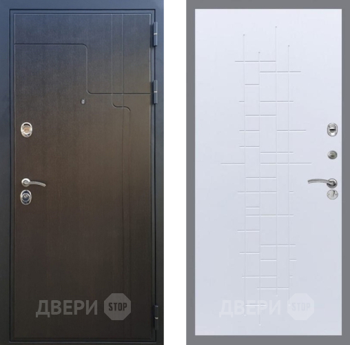 Входная металлическая Дверь Рекс (REX) Премиум-246 FL-289 Белый ясень