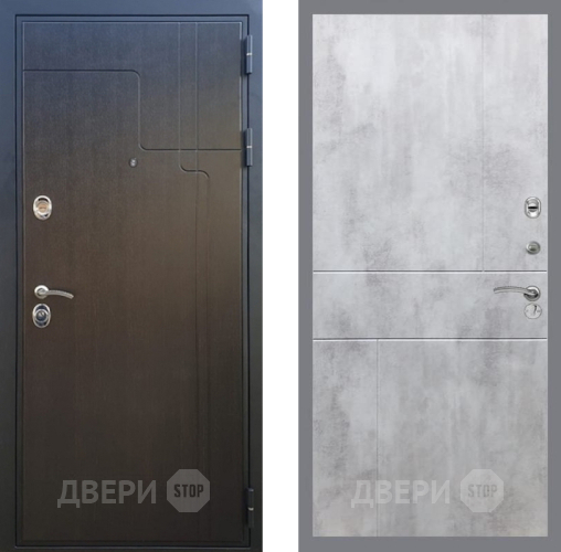 Входная металлическая Дверь Рекс (REX) Премиум-246 FL-290 Бетон светлый