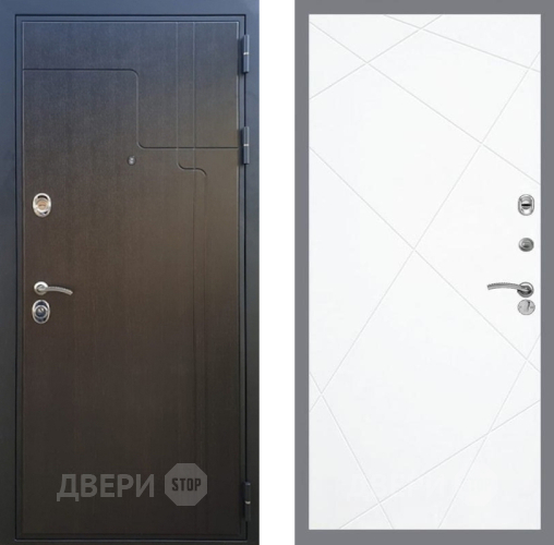 Входная металлическая Дверь Рекс (REX) Премиум-246 FL-291 Силк Сноу