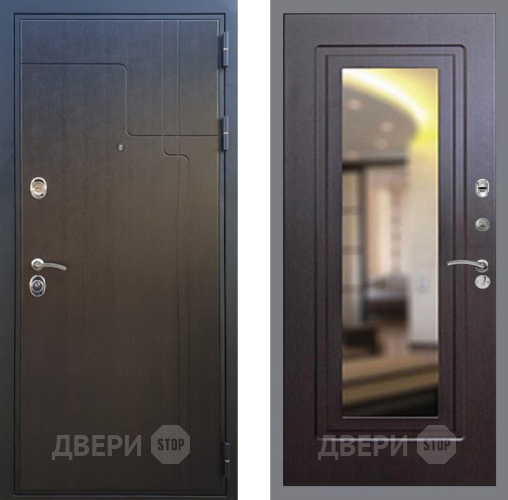 Входная металлическая Дверь Рекс (REX) Премиум-246 FLZ-120 Венге