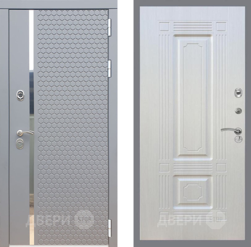 Входная металлическая Дверь Рекс (REX) 24 FL-2 Лиственница беж