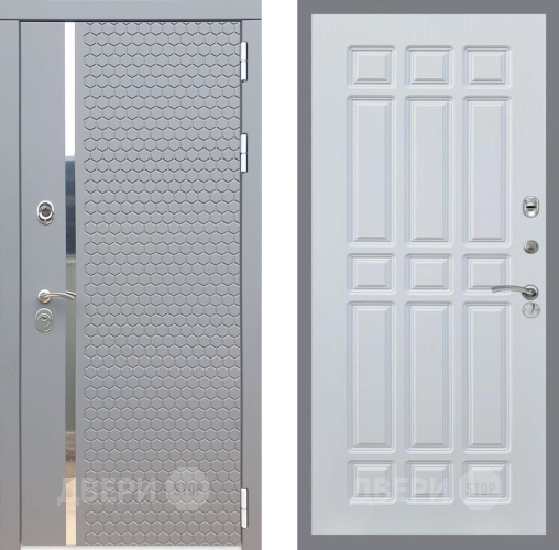 Дверь Рекс (REX) 24 FL-33 Белый ясень