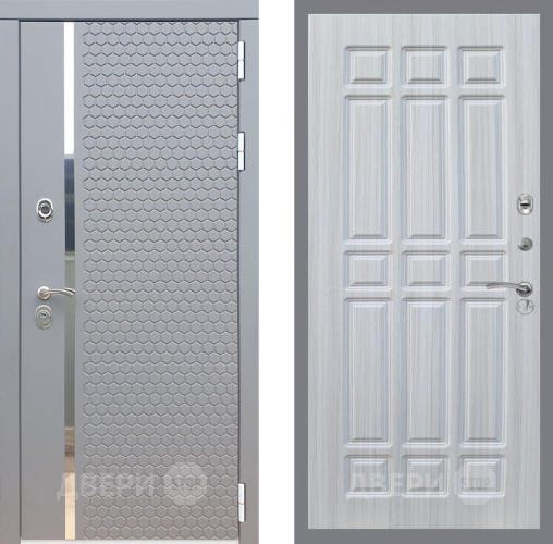 Входная металлическая Дверь Рекс (REX) 24 FL-33 Сандал белый