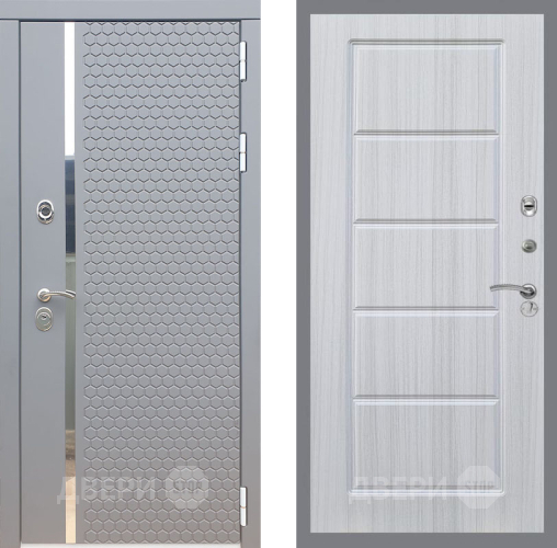 Входная металлическая Дверь Рекс (REX) 24 FL-39 Сандал белый