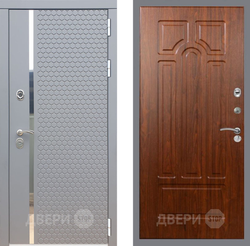 Входная металлическая Дверь Рекс (REX) 24 FL-58 Морёная берёза