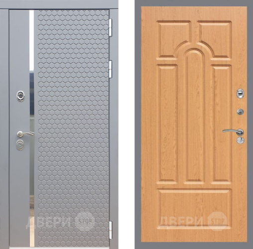 Входная металлическая Дверь Рекс (REX) 24 FL-58 Дуб