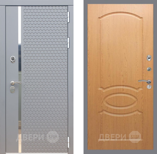 Входная металлическая Дверь Рекс (REX) 24 FL-128 Дуб