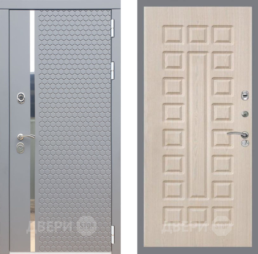 Входная металлическая Дверь Рекс (REX) 24 FL-183 Беленый дуб
