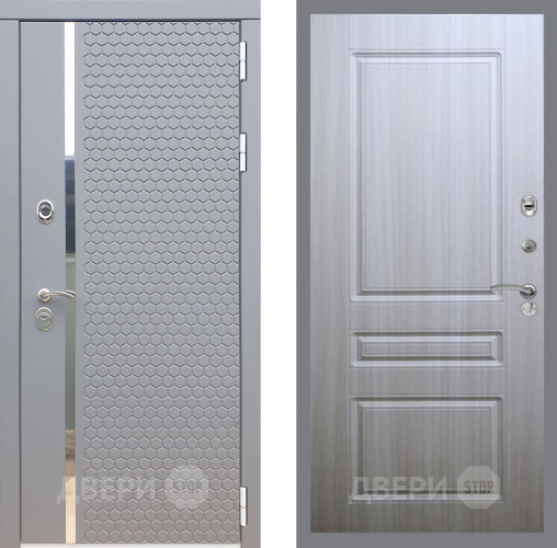 Входная металлическая Дверь Рекс (REX) 24 FL-243 Сандал белый