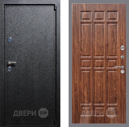 Входная металлическая Дверь Рекс (REX) 3 FL-33 орех тисненый