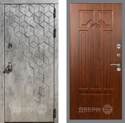 Входная металлическая Дверь Рекс (REX) 23 FL-58 Морёная берёза