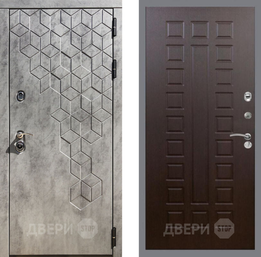 Входная металлическая Дверь Рекс (REX) 23 FL-183 Венге