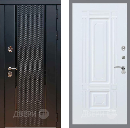 Входная металлическая Дверь Рекс (REX) 25 FL-2 Силк Сноу