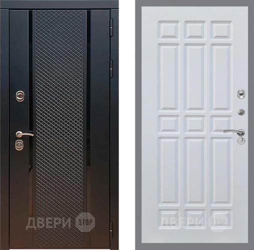 Входная металлическая Дверь Рекс (REX) 25 FL-33 Белый ясень