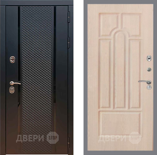 Входная металлическая Дверь Рекс (REX) 25 FL-58 Беленый дуб