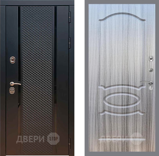 Входная металлическая Дверь Рекс (REX) 25 FL-128 Сандал грей