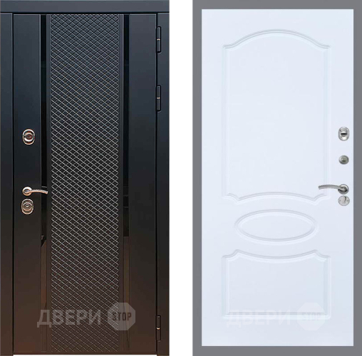 Входная металлическая Дверь Рекс (REX) 25 FL-128 Силк Сноу