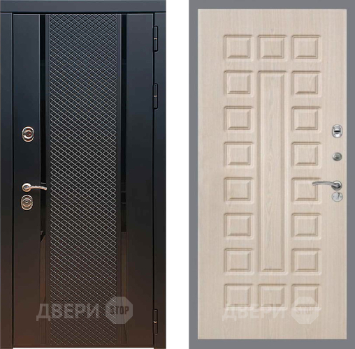 Входная металлическая Дверь Рекс (REX) 25 FL-183 Беленый дуб