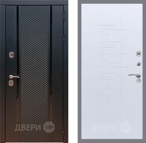 Входная металлическая Дверь Рекс (REX) 25 FL-289 Белый ясень
