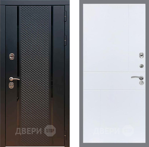 Входная металлическая Дверь Рекс (REX) 25 FL-290 Силк Сноу