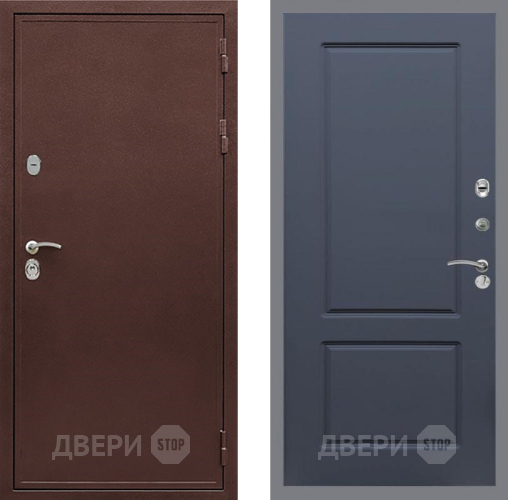 Входная металлическая Дверь Рекс (REX) 5 металл 3 мм FL-117 Силк титан