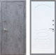 Входная металлическая Дверь Стоп Лучи ФЛ-128 Белый ясень