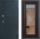 Входная металлическая Дверь Дверной континент ДК-70 Дизайн ФЛЗ Зеркало Венге