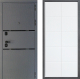 Входная металлическая Дверь Дверной континент Диамант Дизайн ФЛ-Кватро Белое дерево
