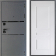 Входная металлическая Дверь Дверной континент Диамант Дизайн ФЛ-243 Альберо Браш серебро