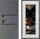 Входная металлическая Дверь Дверной континент Диамант Дизайн ФЛ-Тиффани Зеркало Белое дерево