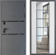 Входная металлическая Дверь Дверной континент Диамант Дизайн ФЛЗ-2 Зеркало Белый софт